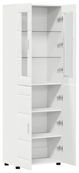 Magasfiú polcokkal FLORIN Fehér 60 x 35 x 182 cm Faanyag