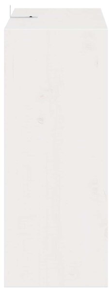Borágas 2 pcs Fehér 62 x 25 x 62 cm Tömör fenyőfa
