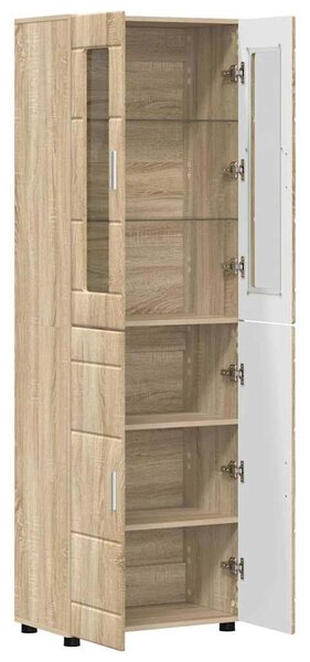 Magasfiú polcokkal FLORIN Sonoma tölgy 60 x 35 x 182 cm Faanyag