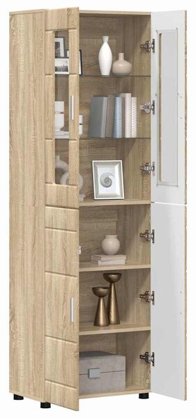 Magasfiú polcokkal FLORIN Sonoma tölgy 60 x 35 x 182 cm Faanyag