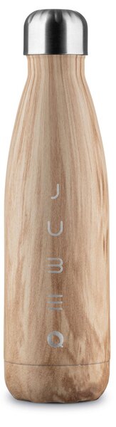 JUBEQ The Bottle Cappuccino Wood hőtartó design kulacs