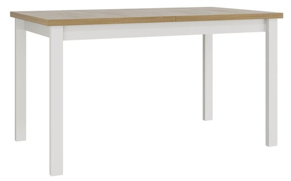 Széthúzható étkezőasztal 140 cm Deasal 80 x 140/180 II (sonoma tölgy + fehér) (pre 6-8 osôb)