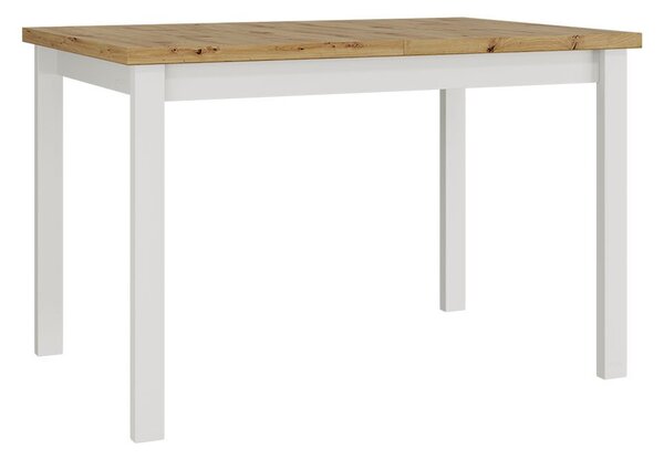 Széthúzható étkezőasztal Deasal 80 x 120 150 I (artisan tölgy + fehér) (2-6 fő részére)