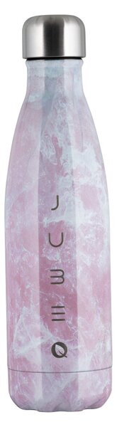 JUBEQ The Bottle Pink Marble hőtartó design kulacs