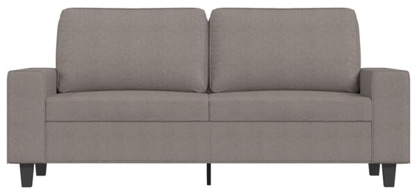 Kétszemélyes tópszínű szövet kanapé 140 cm
