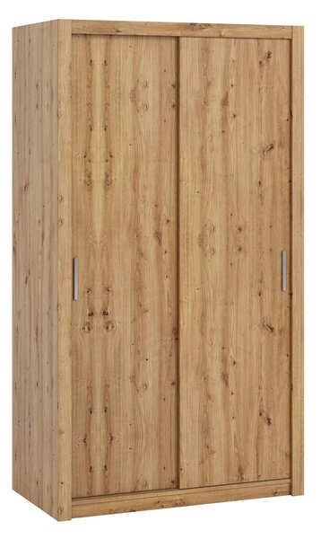 Ruhásszekrény tolóajtókkal Klary SZ120 KE04 (monastery tölgy)