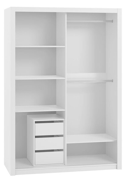 Ruhásszekrény tolóajtókkal Klary SZ120 KE04 (monastery tölgy)
