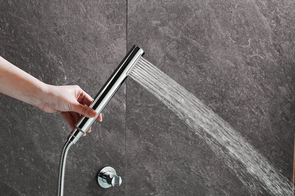 Gamma Roy, termosztátos kádcsaptelep kézi zuhanyszettel, króm, GMA-BRYPWT-CH