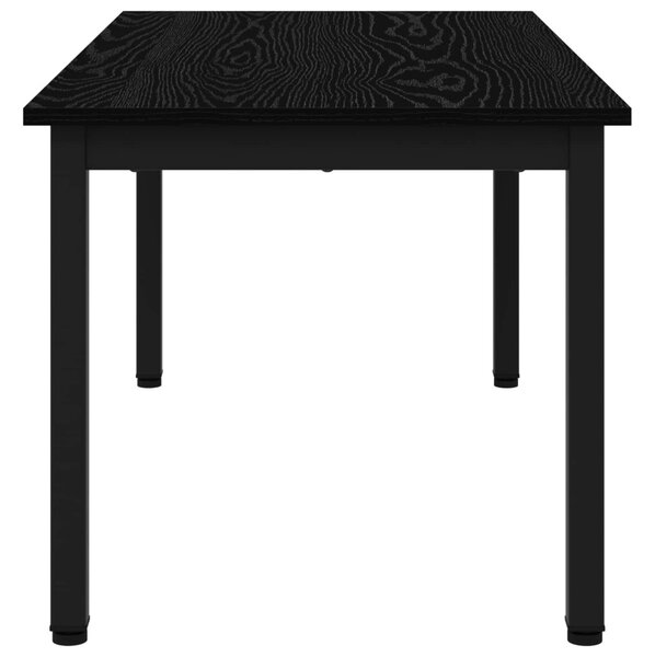 Dohányzóasztal Fekete tölgy 100 x 50 x 45 cm Faanyag