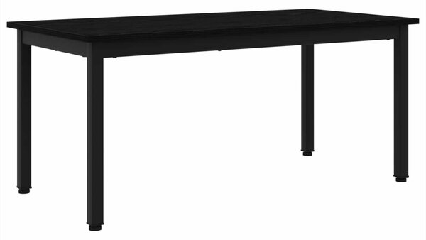 Dohányzóasztal Fekete tölgy 100 x 50 x 45 cm Faanyag