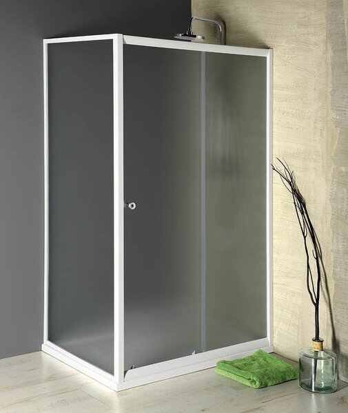 Aqualine Aqualine, AMADEO téglalap alakú zuhanyparaván 1100x800mm L/P változat, Téglaüveg, BTS110BTP80