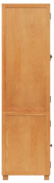 Tároló bútor készlet 2 db Barna 80 x 50 x 180 cm Tömör Tölgyfa