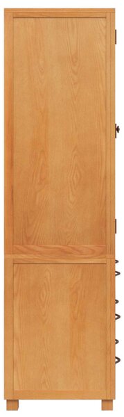 Tároló bútor készlet 2 db Barna 80 x 50 x 180 cm Tömör Tölgyfa