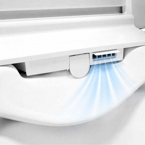Mereo, Mereo WC beépített elektronikus bidével, RIMLESS, 592x380x430 cm, kerámia, ülőkével, MER-VSD110S2