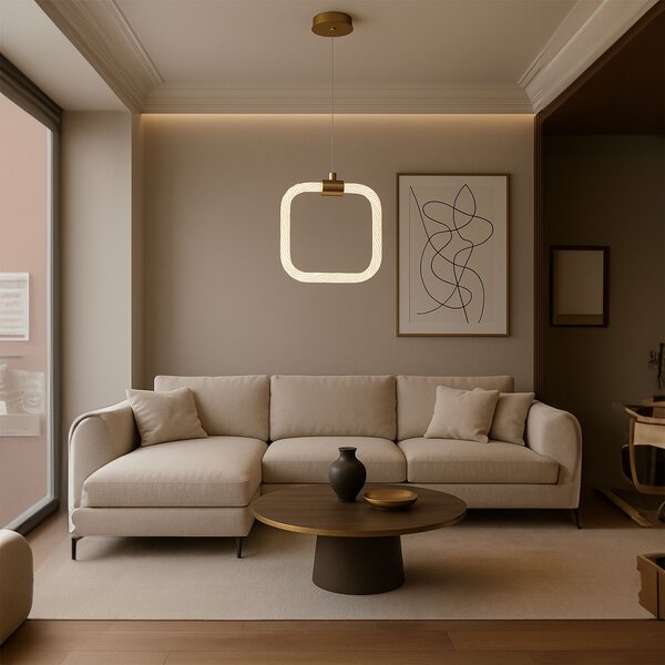 LED Lámpa LHJ056-CP1 BRUSH GOLD