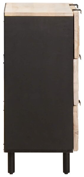 Széf Fehér mosott felület 60 x 33 x 75 cm Tömör Mangófát