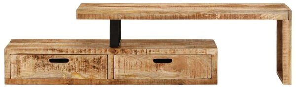 Mangófa TV-állvány - Antik Stílus - 112cm