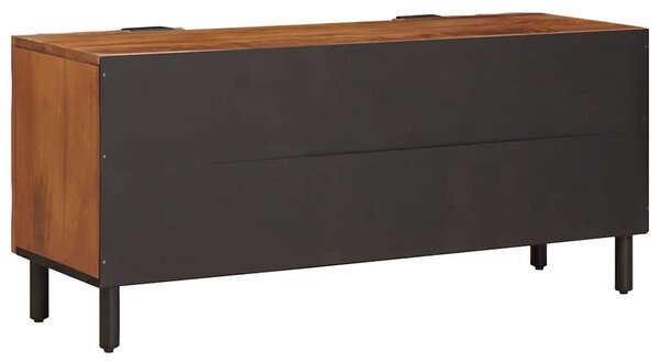TV szekrény Akácbarna felület 105 x 33 x 46 cm Tömör Mangófát