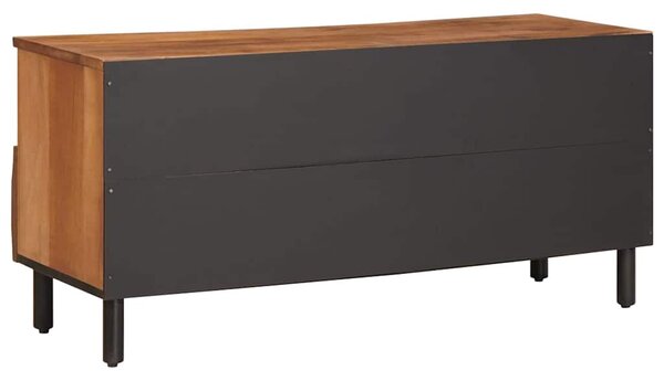 TV szekrény Akácbarna felület 100 x 33 x 46 cm Tömör Mangófát