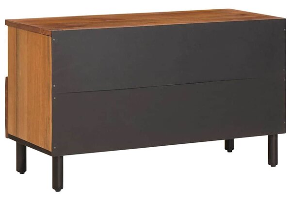 TV szekrény Akácbarna felület 80 x 33 x 46 cm Tömör Mangófát