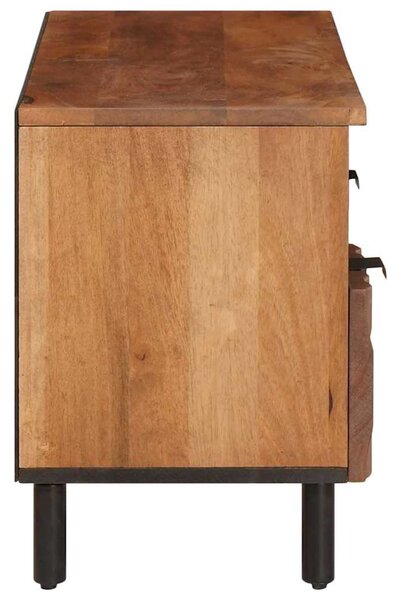 TV szekrény Akácbarna felület 100 x 33 x 46 cm Tömör Mangófát