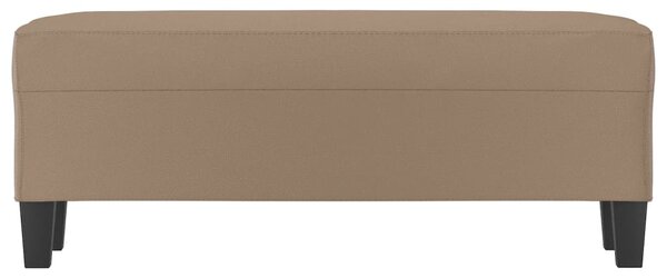 Kávészínű műbőr pad 100 x 35 x 41 cm