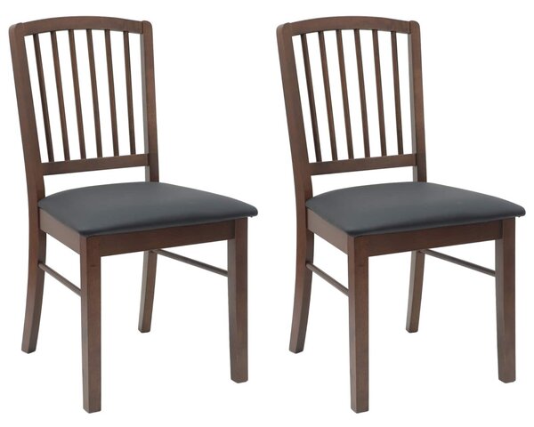 Étkező Székek 2 pcs Világos Barna 50 x 52,5 x 91 cm