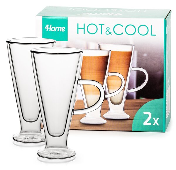 4Home Latte Elegante Hot&Cool thermo pohár 230 ml, 2 db