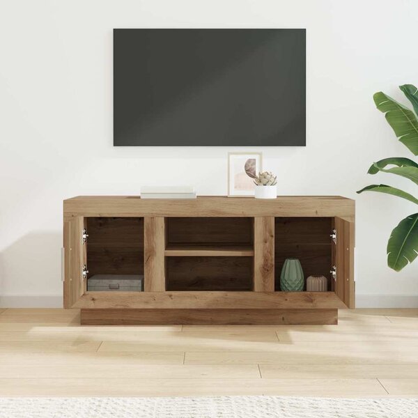 TV szekrény Artisan tölgy 102 x 35 x 45 cm Faanyag