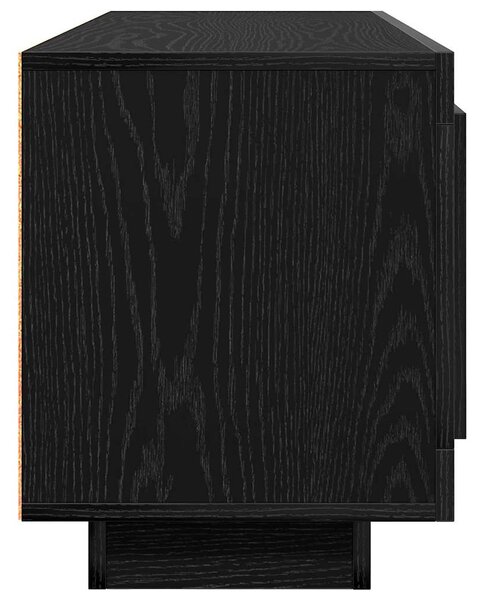 TV szekrény Fekete tölgy 102 x 35 x 45 cm Faanyag