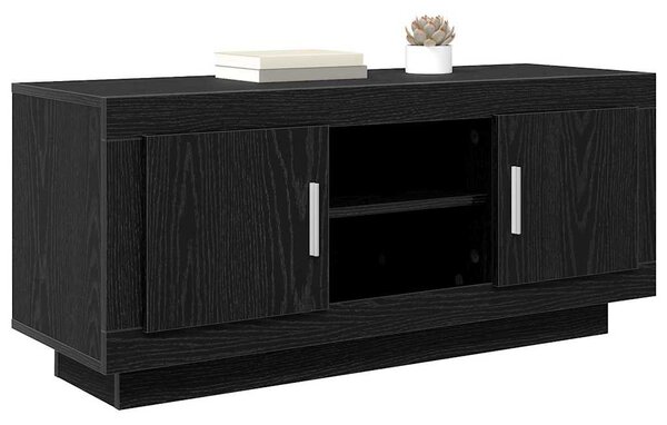 TV szekrény Fekete tölgy 102 x 35 x 45 cm Faanyag