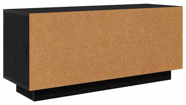TV szekrény Fekete tölgy 102 x 35 x 45 cm Faanyag