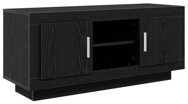 TV szekrény Fekete tölgy 102 x 35 x 45 cm Faanyag