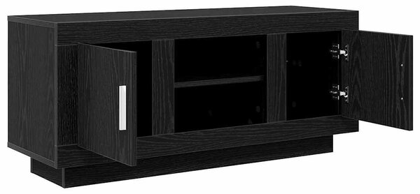 TV szekrény Fekete tölgy 102 x 35 x 45 cm Faanyag