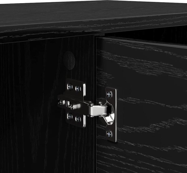 TV szekrény Fekete tölgy 102 x 35 x 36,5 cm Faanyag