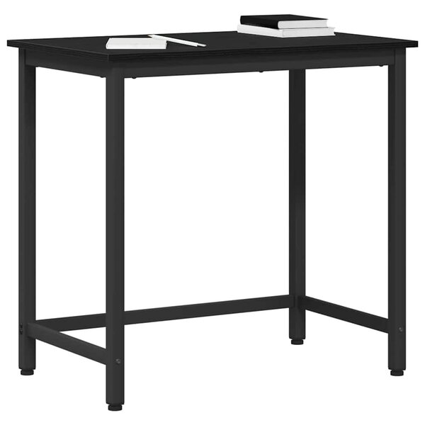 Asztal Fekete tölgy 100 x 50 x 76,5 cm Műszaki fa és acél