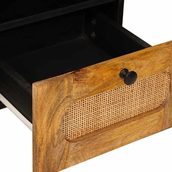 TV szekrény fiókkal Barna 100 x 33 x 46 cm Tömör Mangófát