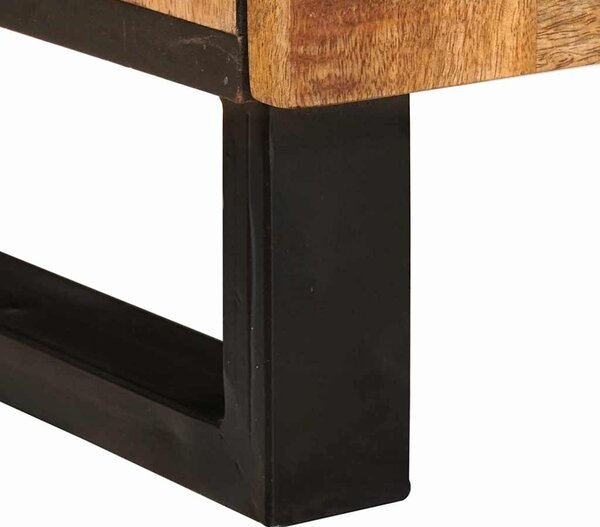 TV szekrény fiókkal Barna 100 x 33 x 46 cm Tömör Mangófát