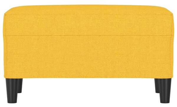 Világossárga szövet pad 70x35x41 cm