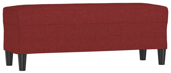Bordó szövet pad 100 x 35 x 41 cm