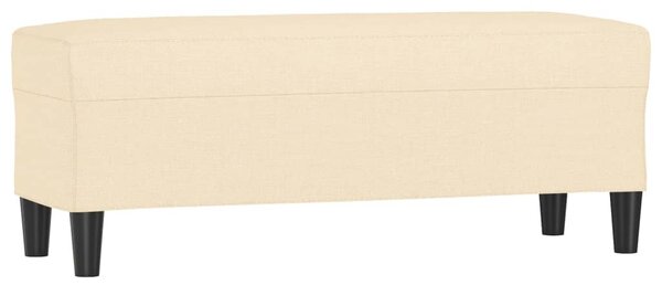 Krémszínű szövet pad 100 x 35 x 41 cm