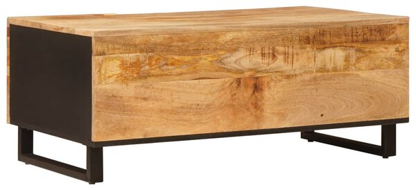 Dohányzóasztal Barna 100 x 54 x 40 cm Tömör Mangófát