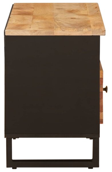 TV szekrény fiókkal Barna 100 x 33 x 46 cm Tömör Mangófát
