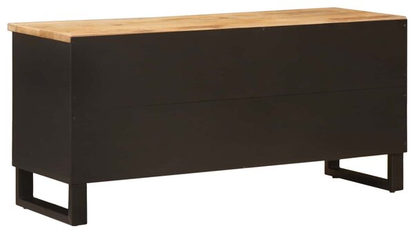 TV szekrény fiókkal Barna 100 x 33 x 46 cm Tömör Mangófát
