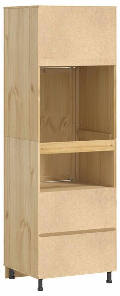 Cabinet SKI Mézes Barna 66 x 58 x 207 cm Tömör fenyőfa