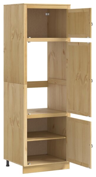 Cabinet SKI Mézes Barna 66 x 58 x 207 cm Tömör fenyőfa
