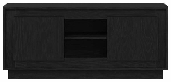 TV szekrény Fekete tölgy 102 x 35 x 45 cm Faanyag