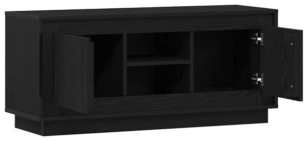 TV szekrény Fekete tölgy 102 x 35 x 45 cm Faanyag