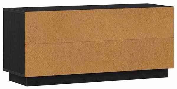 TV szekrény Fekete tölgy 102 x 35 x 45 cm Faanyag