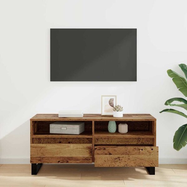 TV szekrény Öreg fa 100 x 34,5 x 44,5 cm Műszaki fa és vas